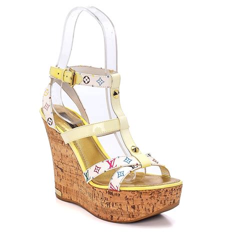 louis vuitton 2009 wedge|louis vuitton sandals monogram.